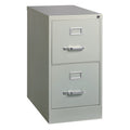 Deep Metal 2-Drawer File Cabinet - Letter Width Vertical Storage