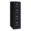25-Inch Deep Metal Vertical File Cabinet with 4 Drawers Black - Commercial Grade Office Storage