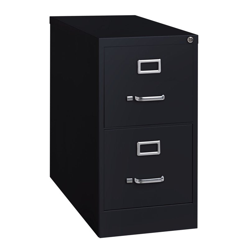 Vertical Letter File Cabinet with Lock - 2 Drawer Steel Storage Solution