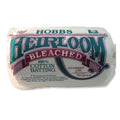 Hobbs Heirloom Bleached Cotton Batting 120x120 Inches for Quilts - King