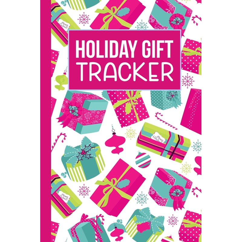Christmas Gift Tracker Book - Holiday Shopping List Organizer, 110 Pages