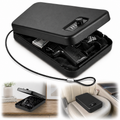 Portable Gun Safe with Combination Lock, Small Handgun Lock Box, Travel Security