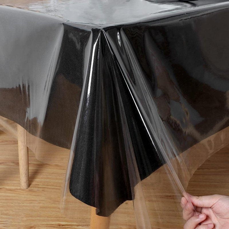 Clear Vinyl Fabric for Sewing & Craft Projects - 54x54 Inches, Durable & Waterproof