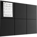 Large Felt Bulletin Board Panels - 36x24 Inches, Cork Board Alternative with Push Pins & Adhesive Tabs for Office & Home