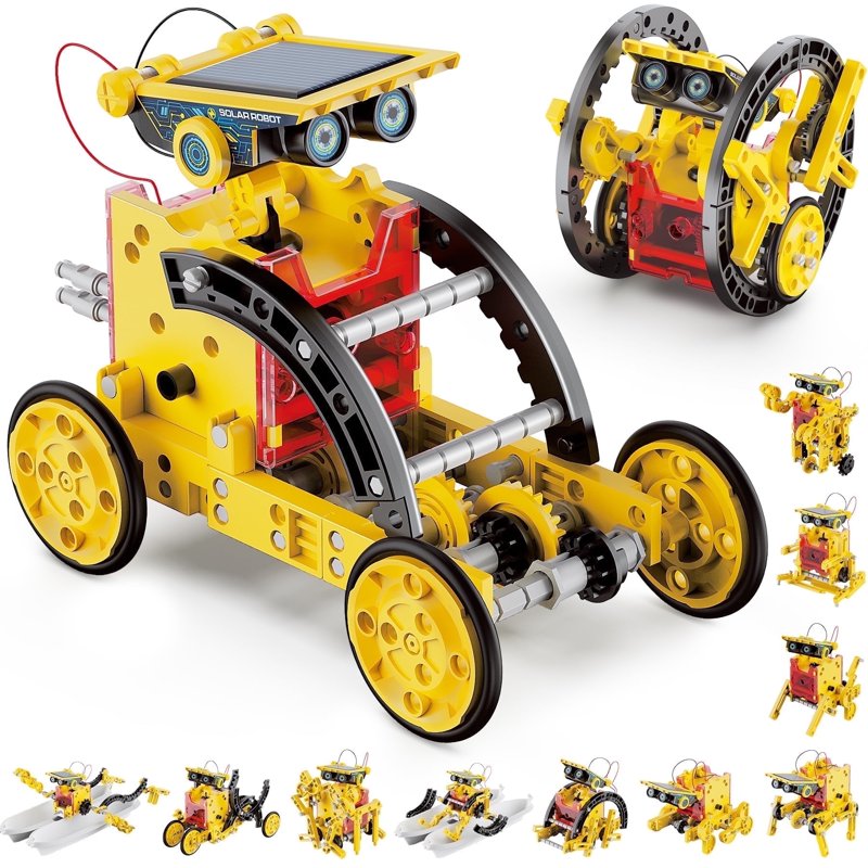 Solar Robot STEM Toys Kit for Kids 12-in-1 Building Toys Educational Science Set