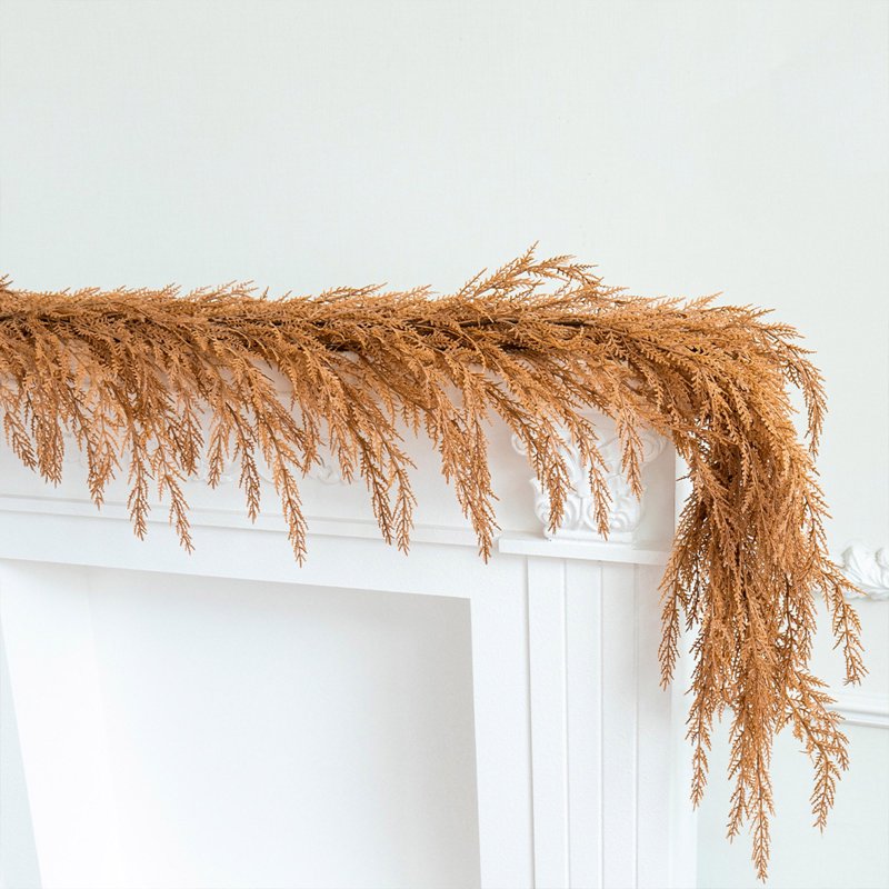 Artificial Horsetail Grass Vine Garland for Autumn Decor - 70.8 Inch