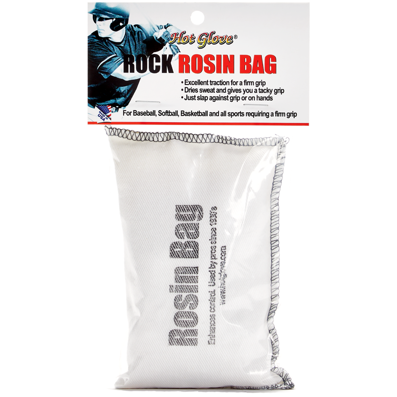 Baseball and Softball Rock Rosin Bag for Grip and Traction - Dry, Tacky
