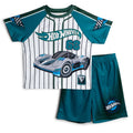 Kids Baseball Jersey and Shorts Outfit Set - Mesh Athletic Toddler to Big Kid