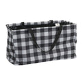 Water-Resistant Canvas Utility Tote with Handles - Rectangular Storage Bag
