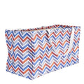 Rectangular Canvas Utility Tote with Handles - Water-Resistant Storage Bag