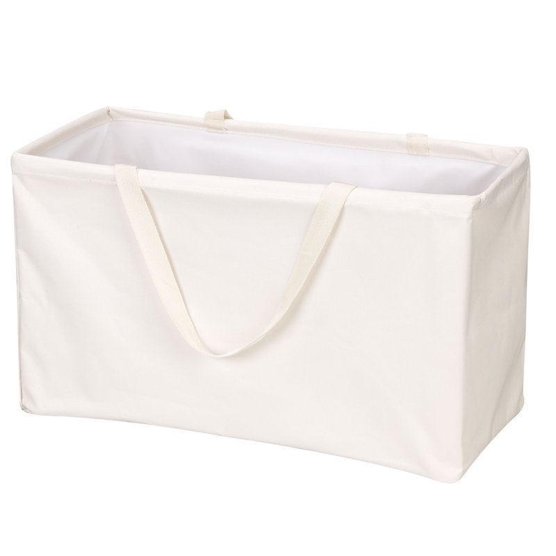 Large Capacity Canvas Utility Tote Bag Water-Resistant Vinyl Lining