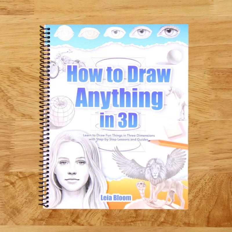 3D Drawing Book for Beginners - Step-by-Step Guide to Create Vivid 3D Art