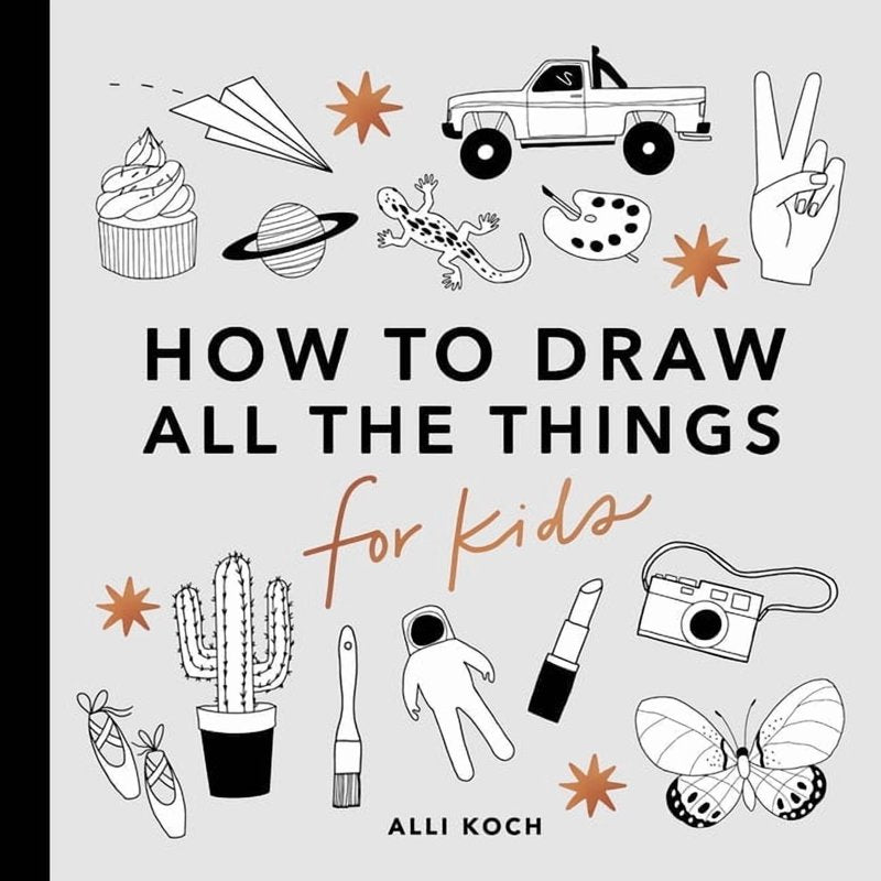 Kids Drawing Book with Cars, Unicorns, Dragons & Cupcakes - Creative Art for Ages 6-12