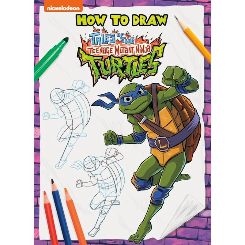 Teenage Mutant Ninja Turtles Drawing Book for Kids - Step-by-Step Guide