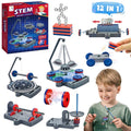 Magnetic Science Kit for Kids 12-in-1 STEM Educational Toys Gift for Boys & Girls