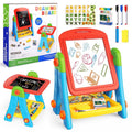 Double-Sided Toddler Art Easel with Magnetic Chalkboard & Whiteboard - Kids Gift
