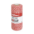 Cotton Twine with Candystripe Pattern - 656 Feet for Crafts & Packaging