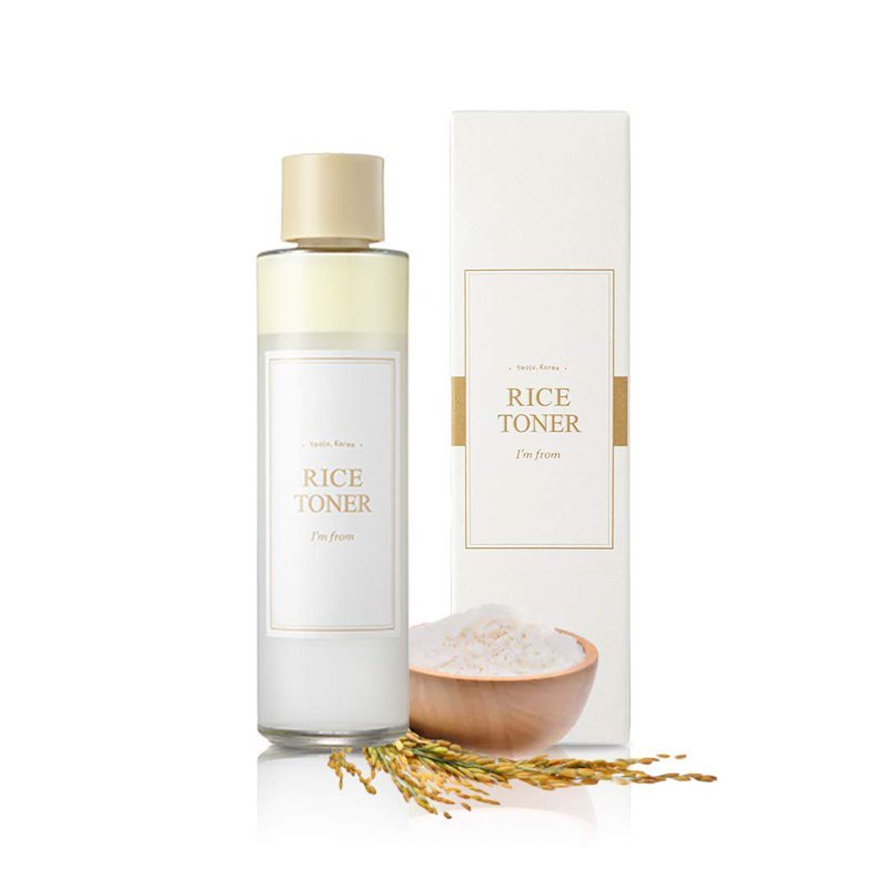 Rice Toner for Hydrating Skin - Glow Essence with 77.78% Rice Extract, Vegan
