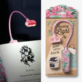 Book Lover's Floral Reading Light - Paperback, Reading Accessory
