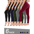 High Waisted Leggings for Women 6-Pack Tummy Control Yoga & Workout Pants