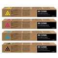 Compatible Toner Cartridge Set for Ricoh IM C2000 C2500 Printers - 4 Pack Black Cyan Magenta Yellow