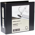 Heavy-Duty View Binder with EZ Comfort D-Ring 4 Inch - Black, 760 Sheets