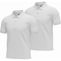 Kids Polo Shirt 2-Pack Short Sleeve Performance Uniforms for School & Sports