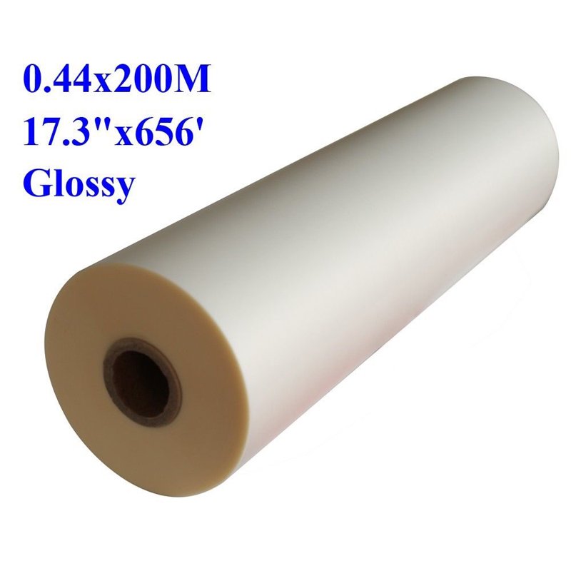 Large Laminating Film Roll 17.3 Inch x 656 Feet Glossy UV Luster Thermal Film