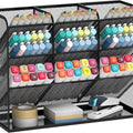 Mesh Desk Organizer with 10 Compartments for Office & Home Storage