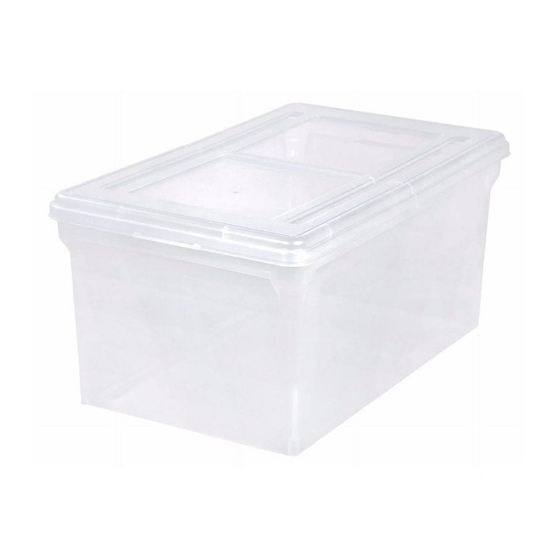 IRIS Storage Box for Letter Size Hanging Files - Clear 11 Gallon