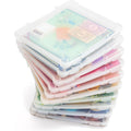 Plastic Portable Document Storage Case Set - Clear, Snap Lock, 8.5x11 Inches, Multiple Pack Sizes