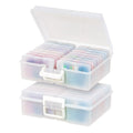 Multi-Purpose Photo & Craft Storage Case with 16 Compartments - 4x6 Inches