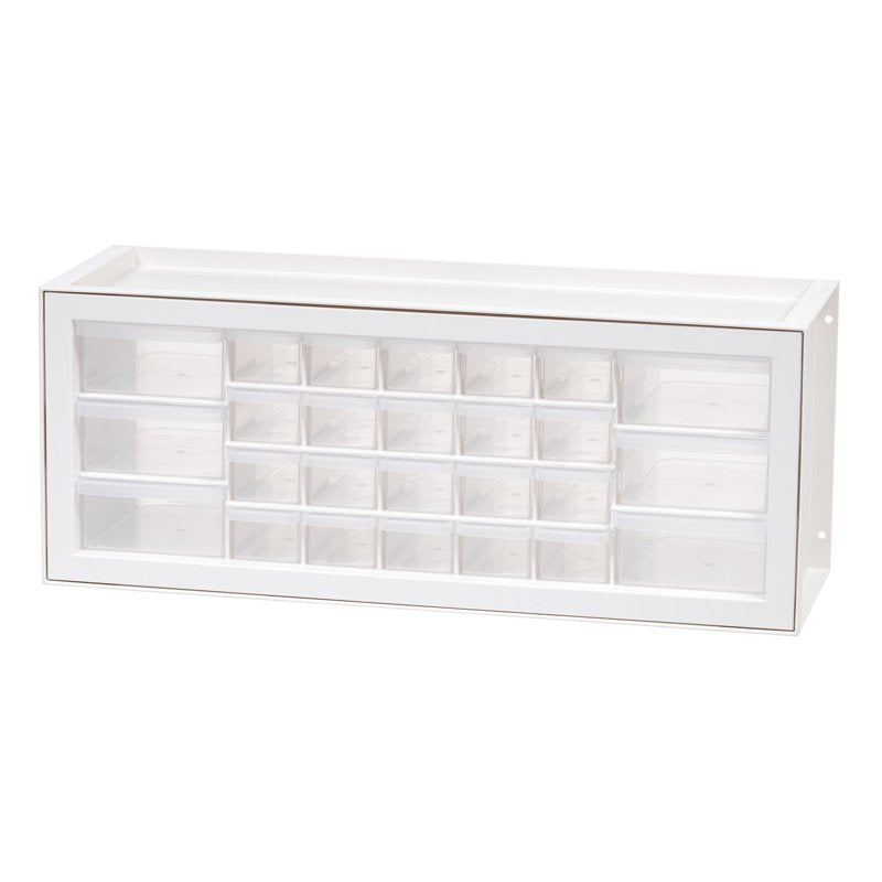 Stackable 26-Drawer Plastic Storage Cabinet for Crafts Hardware Organization