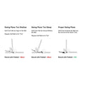 Golf Swing Training Aid for Better Iron and Wedge Shots - Compact and Flexible