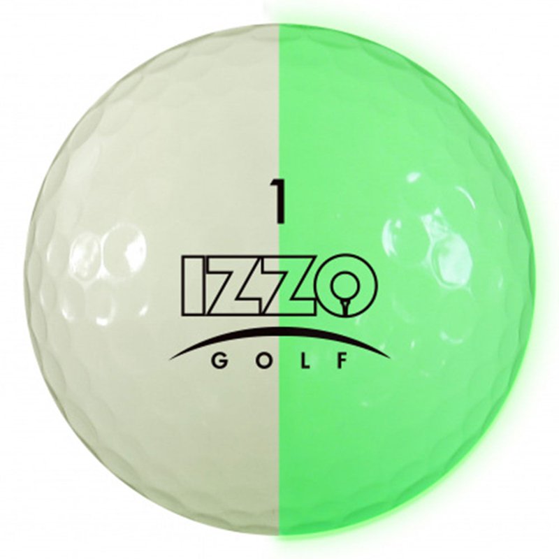 Night Golf Balls 24-Hour Performance with UV Charge & Flashlight - Real Flight & Spin