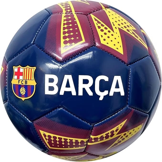 Barcelona Official Style Soccer Ball Size 4 Navy/Yellow