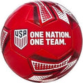Size 5 U.S. Soccer Ball - PVC, Red with One Nation. One Team. Slogan - Variation 5, Red