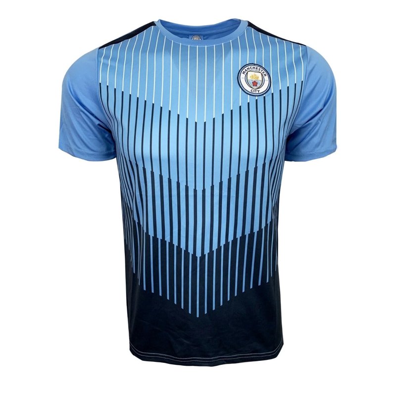 Icon Sports Manchester City Soccer Jersey Sky Blue Officially Licensed - S