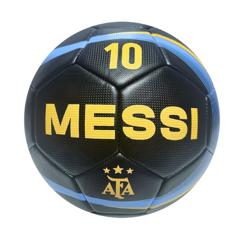 Icon Sports Official Licensed Argentina National Team AFA Soccer Ball Size 2 – Player 10 – Black (Variation 2, Black 189)