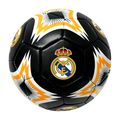 Real Madrid Soccer Ball Size 5 - Black Gold White Crest | Official Licensed, Icon Sports (Variation 5)