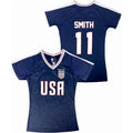 Youth USA Soccer Jersey #11 Sophia Smith - Navy, 100% Polyester, Variation: Child M