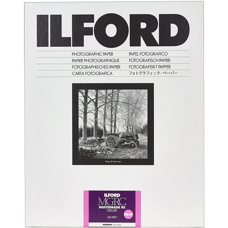 Ilford Multigrade V RC Deluxe Glossy Photo Paper 5x7 in, 190gsm, 25 Sheets
