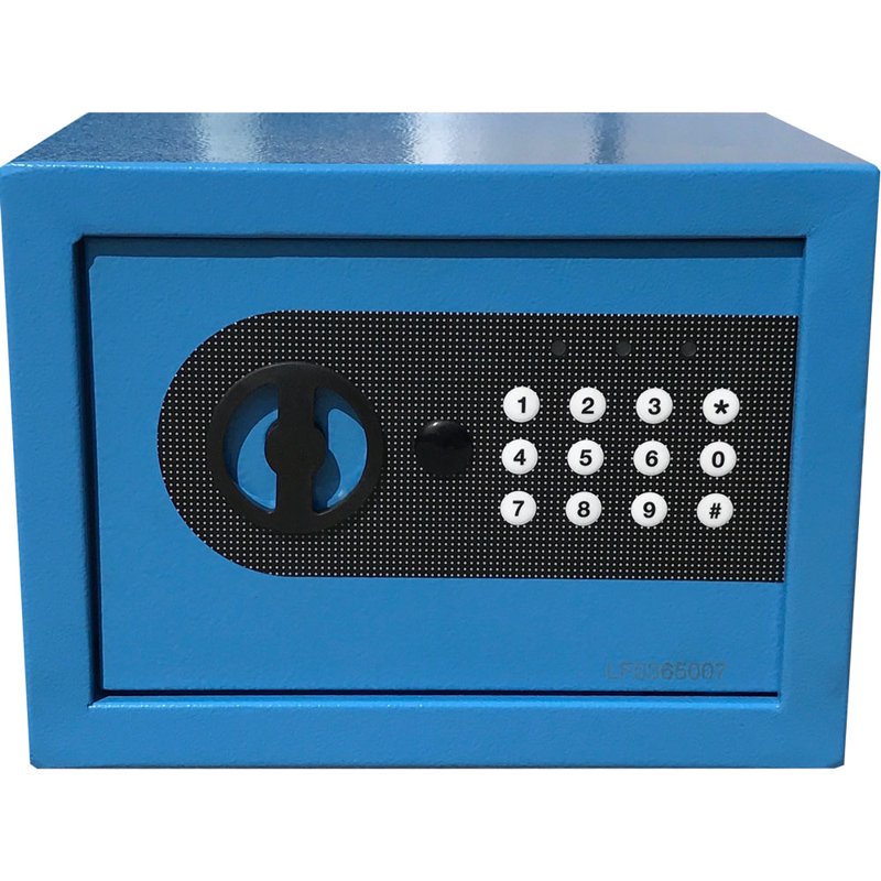 Impact Mounts Digital Wall Safe with Electronic Lock, Steel Construction, Blue ABLE-17EF