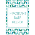 Personal Date Reminder Book for Birthdays & Anniversaries - 6x9 Portable Organizer