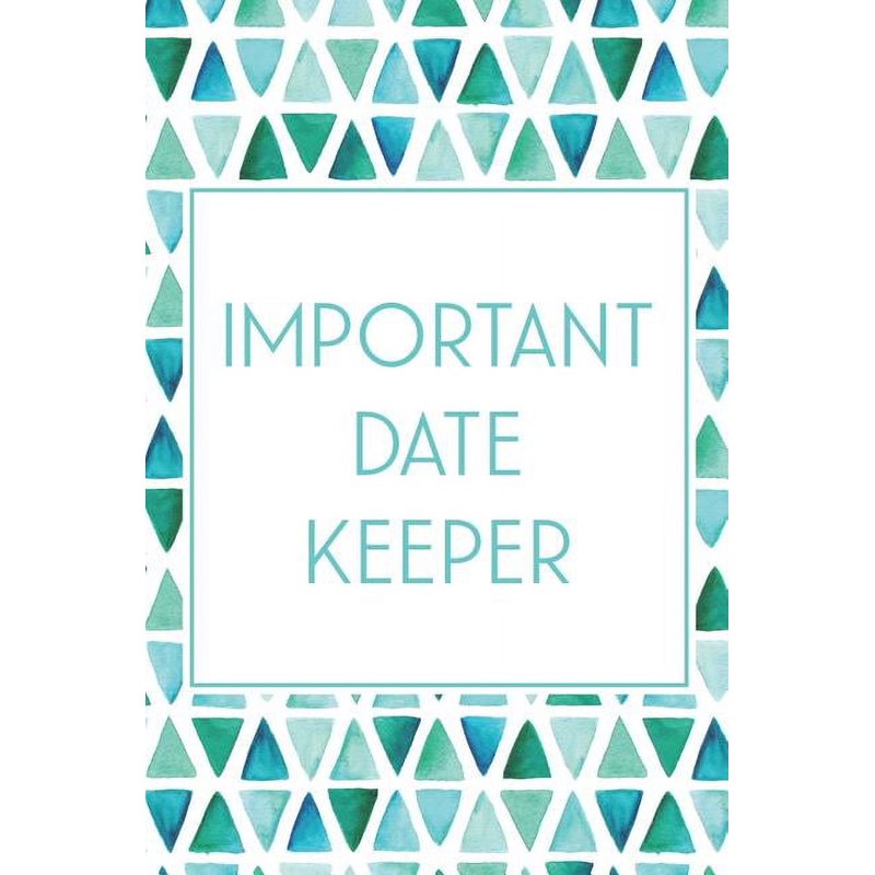 Personal Date Reminder Book for Birthdays & Anniversaries - 6x9 Portable Organizer