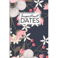 Birthday & Anniversary Reminder Book with Floral Cover - 6x9 Inches