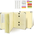 Important Document Organizer with Pockets and Labels - Durable File Folder for Emergency, School & Office