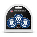 Golf Ball Marker Set 3-Pack with Magnetic Enamel Markers for Golf Accessories