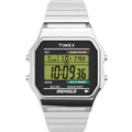 Indigo Men's Stainless Steel Expansion Watch Band - Silver