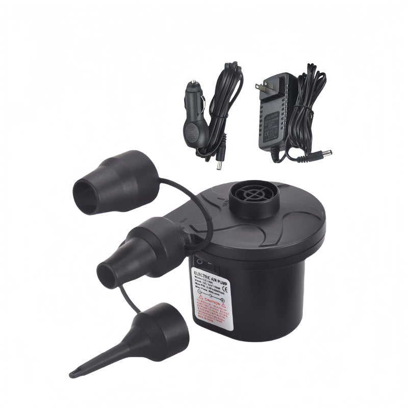 Electric Air Pump for Inflatable Pools, Mattresses & Toys - 100 GPM, 110-240V/12V
